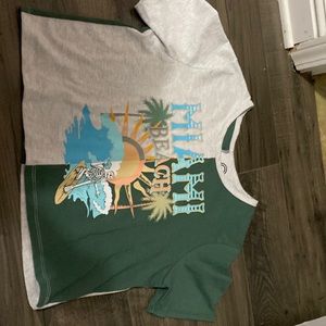 Social culture crop top